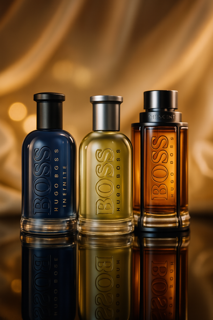 Zestaw 3 perfum: BOSS BOTTLED, BOSS THE SCENT, BOSS BOTTLED INFINITE 100ml