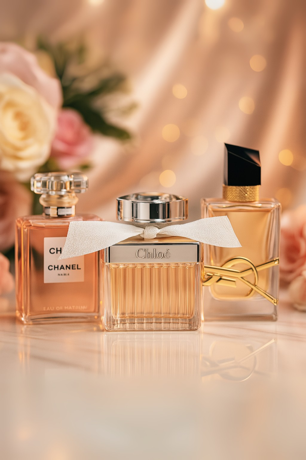 Zestaw 3 perfum: Chanel COCO MADEMOISELLE, Yves Saint Laurent LIBRE, CHLOÉ 100ml