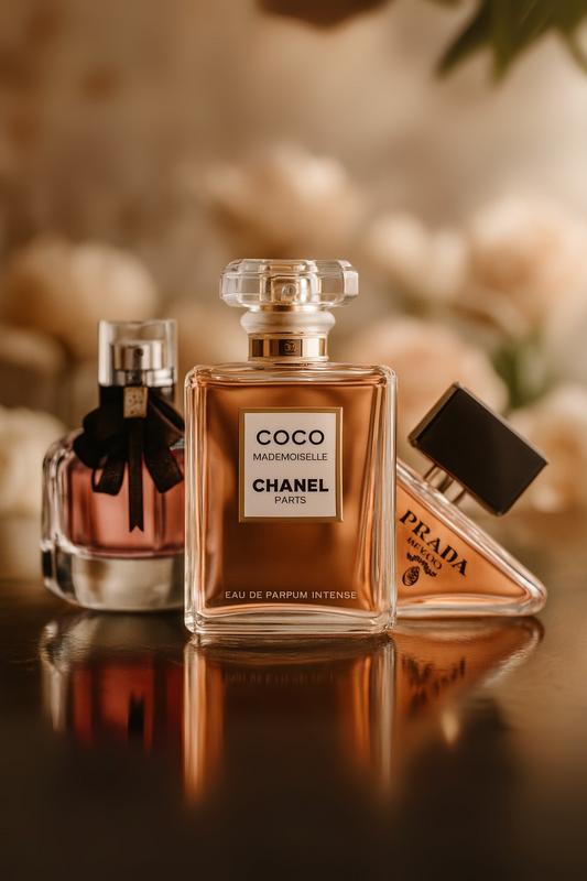 Zestaw 3 perfum: Prada Prada PARADOXE, COCO MADEMOISELLE, MON PARIS 100 ml