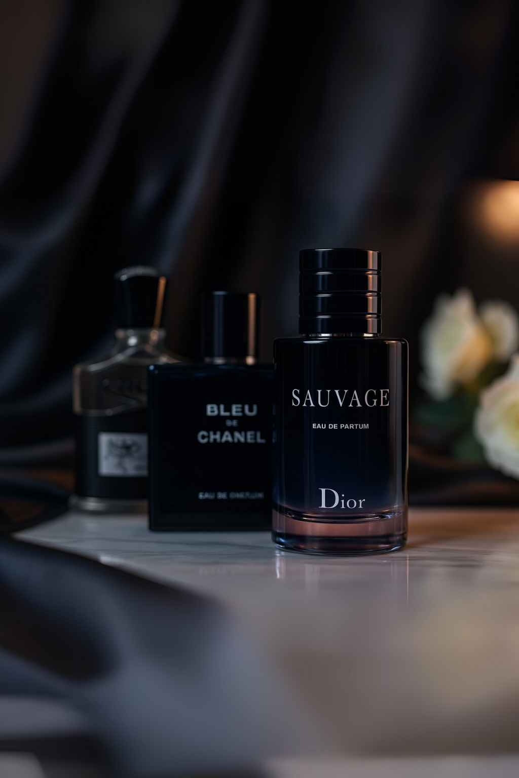 Zestaw 3 perfum: Creed AVENTUS, BLEU DE CHANEL, Dior SAUVAGE 100ml